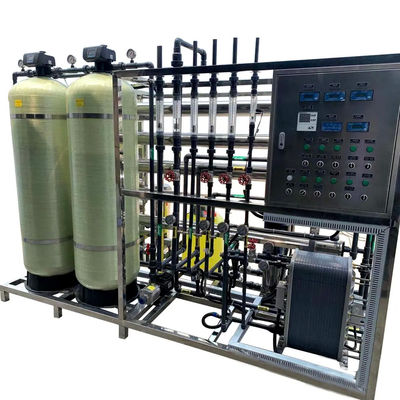 Двойной проход RO 1500L/H EDI Ультрачистый водяной станок для промышленности