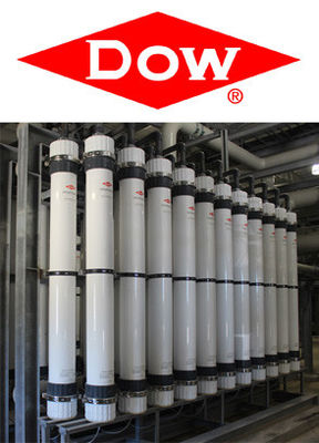 Промышленный ПВДФ DOW UF Модуль мембран SFP-2880 / SFD-2880 с высоким потоком и скоростью потока
