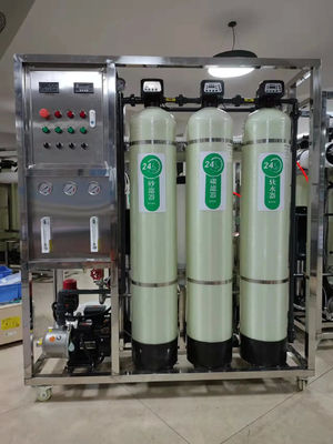 250L/h 1,7kW-380-415V 3xFRP резервуары Соленая вода Водопровод с обратным осмосом