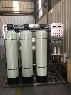 250L/h 1,7kW-380-415V 3xFRP резервуары Соленая вода Водопровод с обратным осмосом