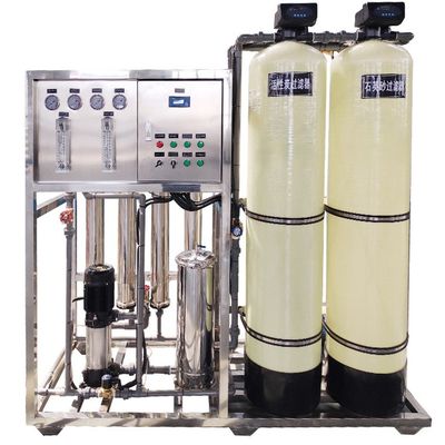 1.5TPH 3.0kW-380-415V 2xFRP Танки Соленая вода Водопровод с обратным осмосом