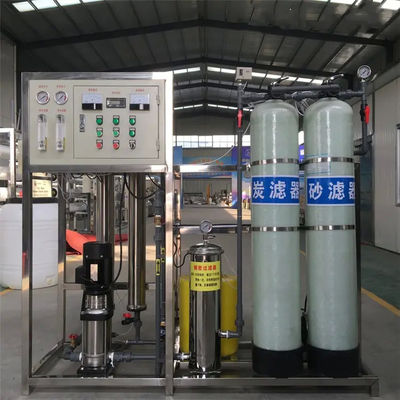 1.5TPH 3.0kW-380-415V 2xFRP Танки Соленая вода Водопровод с обратным осмосом