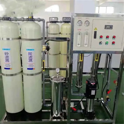1.5TPH 3.0kW-380-415V 2xFRP Танки Соленая вода Водопровод с обратным осмосом