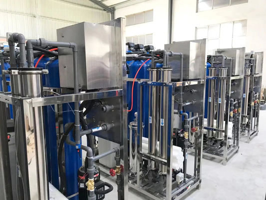 1.5TPH 3.0kW-380-415V 3xFRP Танки Соленая вода Водопровод с обратным осмосом