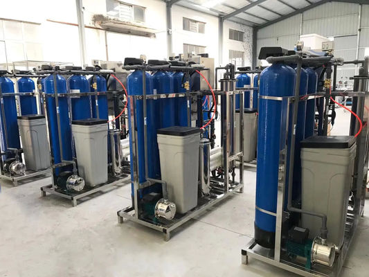 1.5TPH 3.0kW-380-415V 3xFRP Танки Соленая вода Водопровод с обратным осмосом