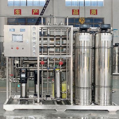 1.5TPH 3.0kW-380-415V 2xSS304 Танки Соленая вода Водопровод с обратным осмосом