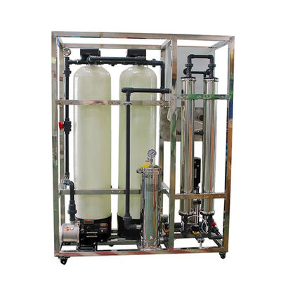 3TPH 5.5kW-380-415V 2xFRP Танки Соленая вода Водопровод с обратным осмосом