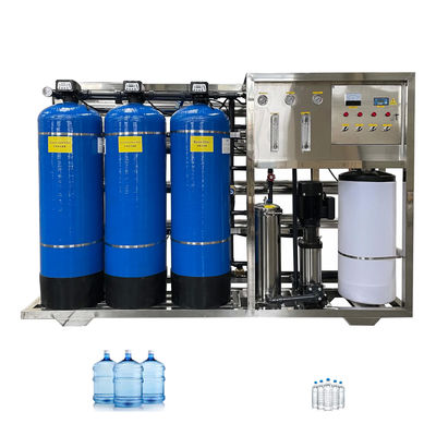 3TPH 5.5kW-380-415V 3xFRP Танки Соленая вода Водопровод с обратным осмосом
