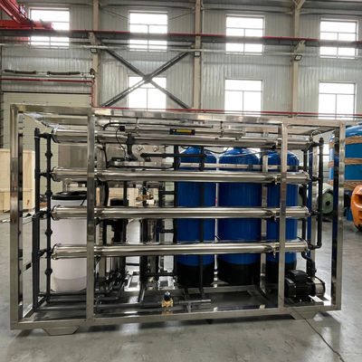3TPH 5.5kW-380-415V 3xFRP Танки Соленая вода Водопровод с обратным осмосом