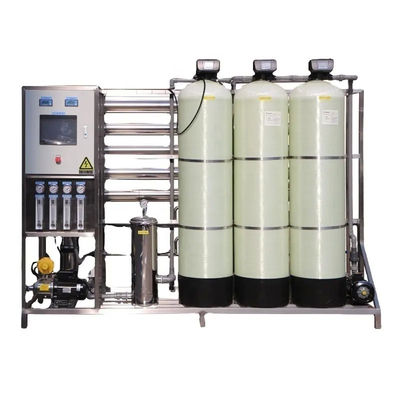 4TPH 5.5kW-380-415V 3xFRP Танки Соленая вода Водопровод с обратным осмосом