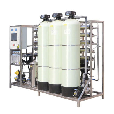 4TPH 5.5kW-380-415V 3xFRP Танки Соленая вода Водопровод с обратным осмосом
