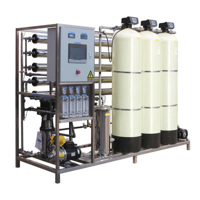 4TPH 5.5kW-380-415V 3xFRP Танки Соленая вода Водопровод с обратным осмосом
