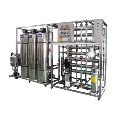 3TPH 5.5kW-380-415V 3xSS304 Танки Соленая вода Водопровод с обратным осмосом