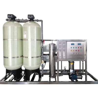 4TPH 5.5kW-380-415V 2xFRP Танки Соленая вода Водопровод с обратным осмосом