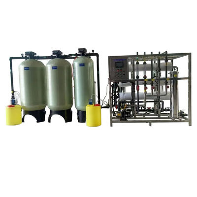 5TPH 7.4kW-380-415V 3xFRP Танки Соленая вода Водопровод с обратным осмосом