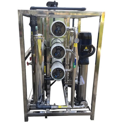 5TPH 7.4kW-380-415V 3xFRP Танки Соленая вода Водопровод с обратным осмосом