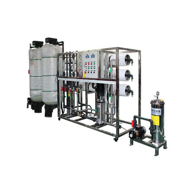 8TPH 14kW-380-415V 2xFRP Танки Соленая вода Водопровод с обратным осмосом