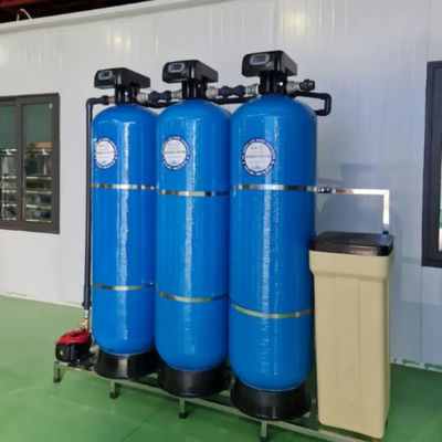 6TPH 7.9kW-380-415V 3xFRP Танки Соленая вода Водопровод с обратным осмосом