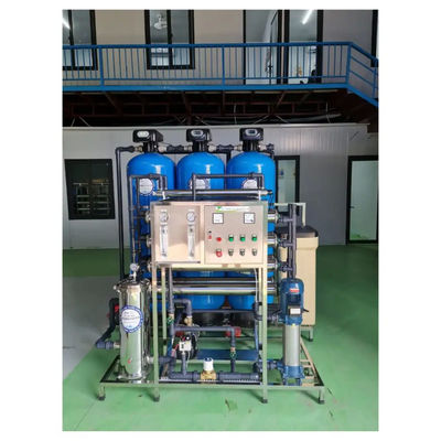 6TPH 7.9kW-380-415V 3xFRP Танки Соленая вода Водопровод с обратным осмосом