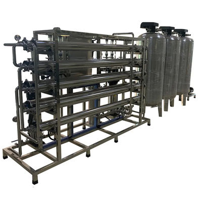 8TPH 14kW-380-415V 3xSS304 Танки Солевая вода Водопровод с обратным осмосом