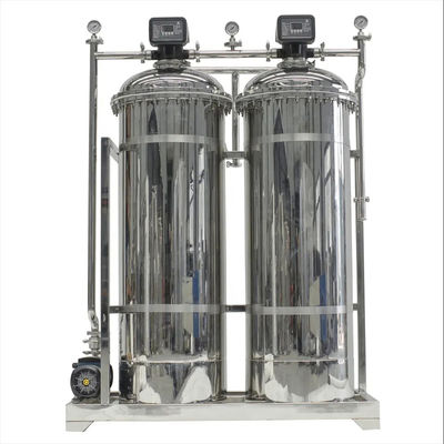 8TPH 14kW-380-415V 2xSS304 Танки Соленая вода Водопровод обратного осмоса