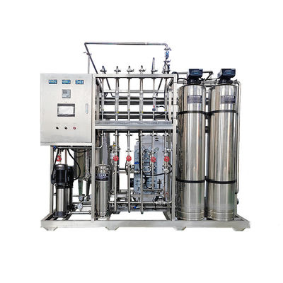 8TPH 14kW-380-415V 2xSS304 Танки Соленая вода Водопровод обратного осмоса