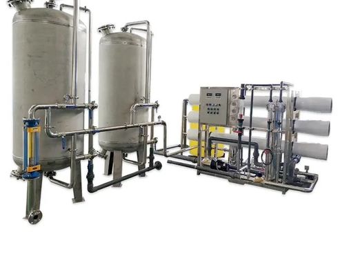 10TPH 19kW-380-415V 3xSS304 Танки Соленая вода Водопровод с обратным осмосом