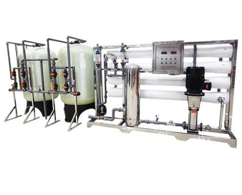 10TPH 19kW-380-415V 3xSS304 Танки Соленая вода Водопровод с обратным осмосом
