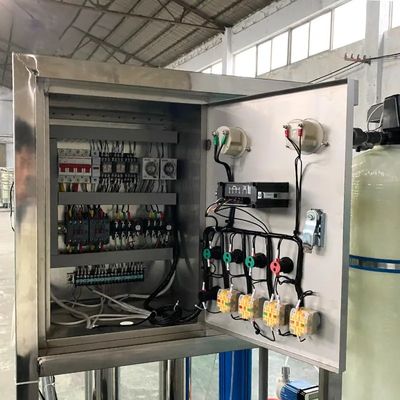 2 FRP резервуары Промышленная 500LPh RO мембранная система фильтрации воды
