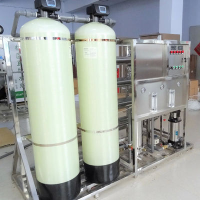 2000L/H 2xFRP резервуары Соленая вода Водопровод с обратным осмосом