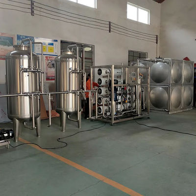 5TPH SS304 Танки RO Система очистки для промышленных процессов воды