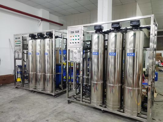 Про-FD40160 1TPH Система обратной осмозы соленой воды SS304 Скид-монт 2.1 кВт TDS < 2000ppm