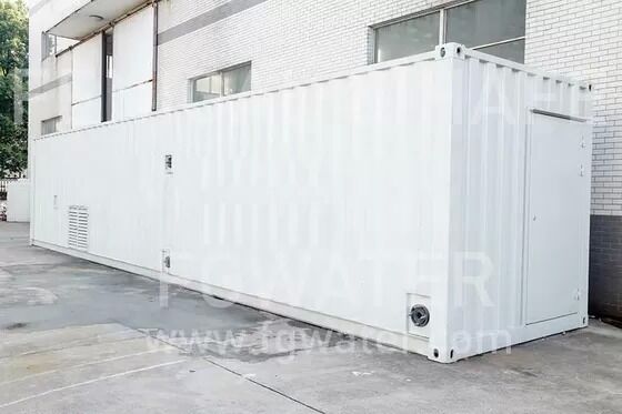 500 M³/day Containerized BWRO System with 70% Recovery Rate and 1.04 kWh/m³ Energy Consumption
