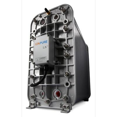 Модуль CEDI Ionpure LX-M45Z-5 с диапазоном расхода 22,5-33,8 GPM и удельным сопротивлением >15 МОм·см для отсутствия химической регенерации