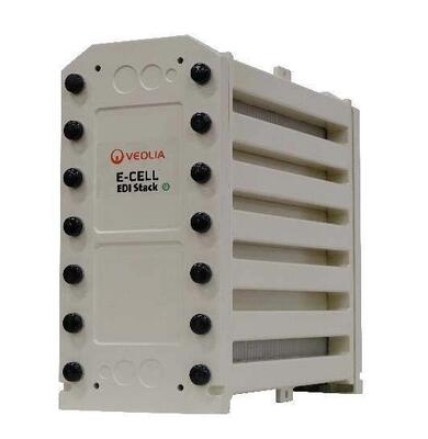 E-Cell MK-9 EDI Stack для производства воды высокой чистоты с диапазоном потока 18,5-44,0 GPM и без химической регенерации в нержавеющей стали