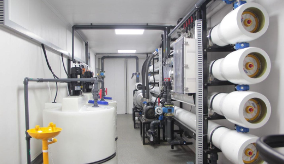 Portable Containerized BWRO System with High Efficiency Desalination and Corrosion Resistant Design
