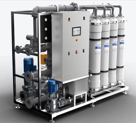 30-50 TPH High SDI Tolerance Ultrafiltration System with PVDF Hollow Fiber Membrane