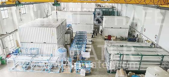 Мобильное 750m3/H Containerized завод водоочистки