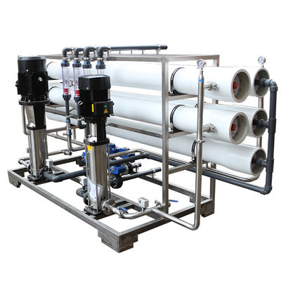 Система водоочистки обратного осмоза 6TPH, промышленная система водяного фильтра обратного осмоза