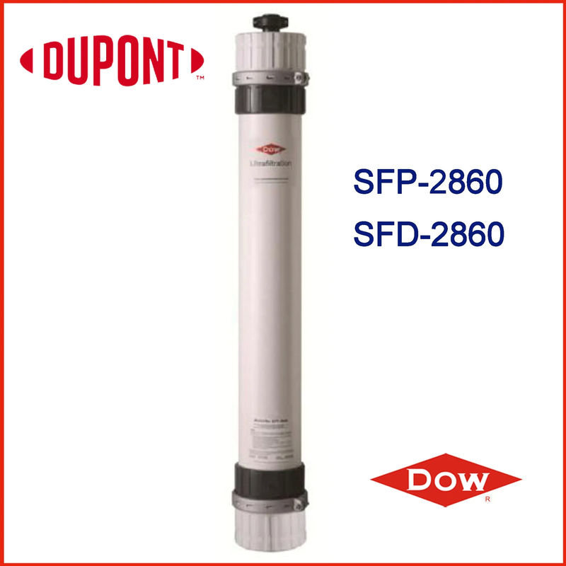 Поток 2,0 6,1 M3 /Hr DOW UF Модули мембран SFP-2860 / SFD-2860 с высокой механической прочностью