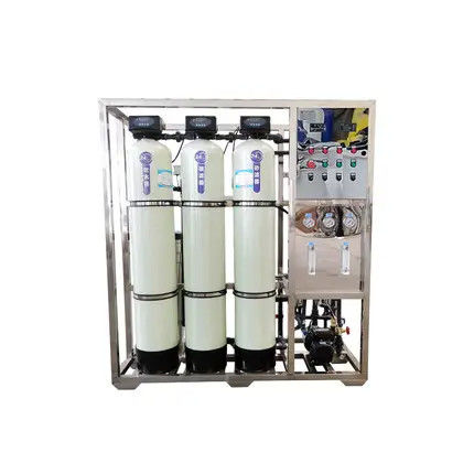 250L/h 1,7kW-380-415V 3xFRP резервуары Соленая вода Водопровод с обратным осмосом