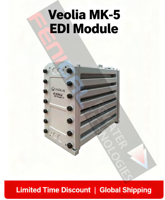 Veolia MK-5 EDI Module (Previously E-CELL-3X) High-Purity Water Solution for Medical Industry